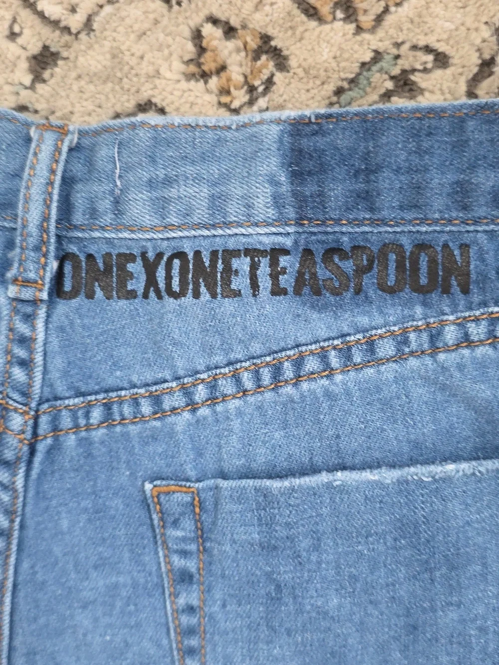 One Traspoon Denim Shorts